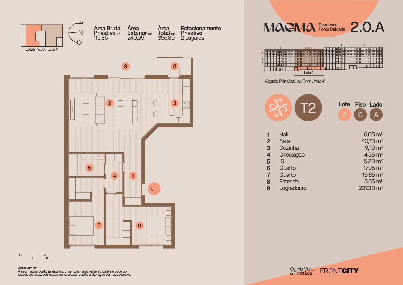 Planta do apartamento 2.0.A