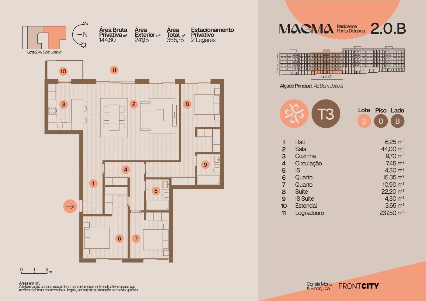 Planta do apartamento 2.0.B
